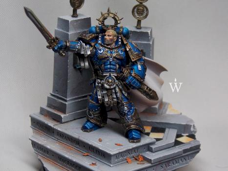 Roboute Guilliman Primarch of the Ultramarines by WarmasterPainting