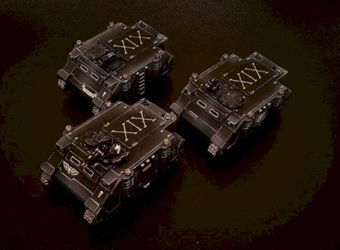 Warhammer30k Raven Guard Rhino  x 3 by Sova