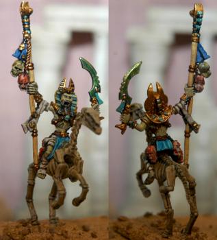 Tomb King  mounted Liche Priest by warhammerlord soth