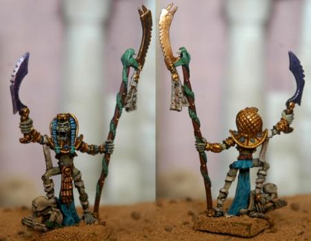 Tomb King Liche Priest by warhammerlord soth