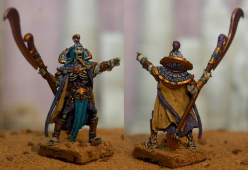 Tomb King on Foot by warhammerlord soth