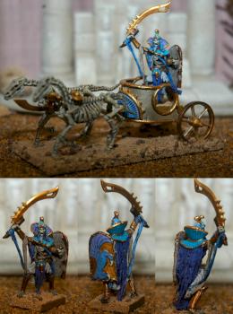 Tomb King Prince in Chariot by warhammerlord soth