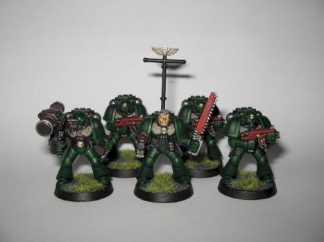 Classic Space Marine Dark Angel Squad by Scotybalboa