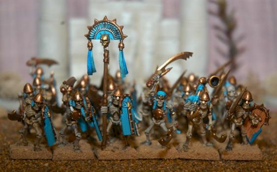 Tomb King Swordsmen by warhammerlord soth