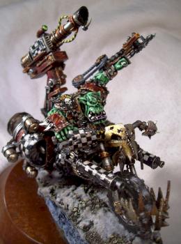 FW conversion: warboss on bike by Pestie