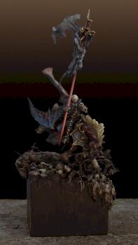 Knights of the Damned Standard Bearer by miket