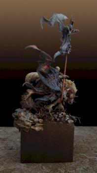 Knights of the Damned Standard Bearer by miket