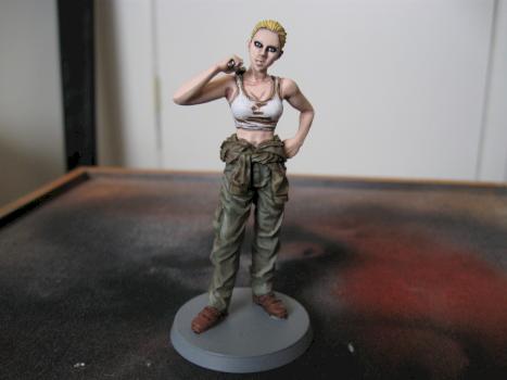 Female mechanic by Paintgrot