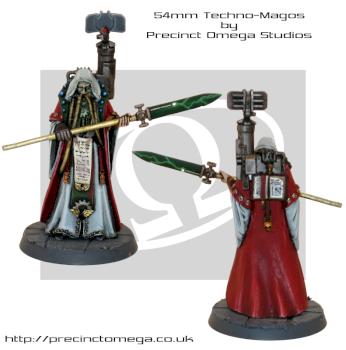 54mm Adeptus Mechanicus Techno-Magos by precinctomega