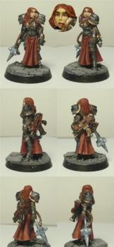 Sister of battle canoness converted by Nordic Dragon