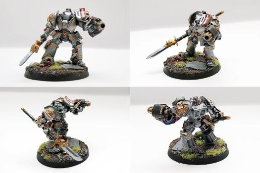 Grey KNight Terminator with Psy Cannon by michaelharmon