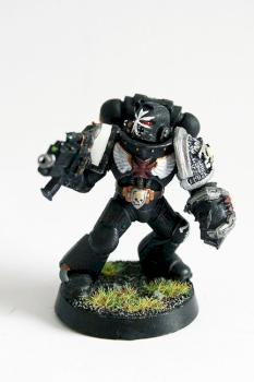 Black templar death watch power fist by michaelharmon