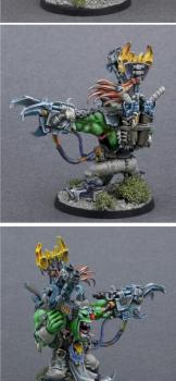 Ork Warboss with power claw by Shawn R. L.