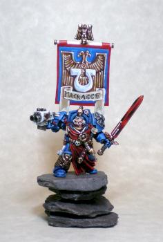 Ultramarine Terminator Captain by Willdorling