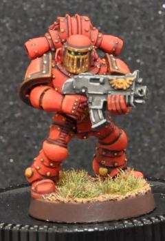 Pre-Heresy Blood Angels Mark III power armor by DarianZG