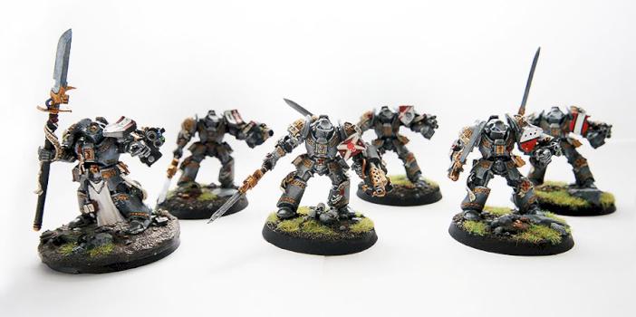 Grey Knight Terminator Squad by michaelharmon