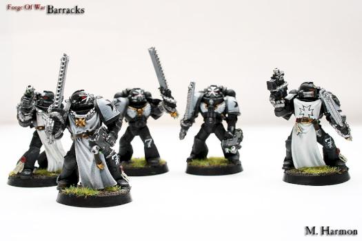 Black templar Close Combat Squad by michaelharmon