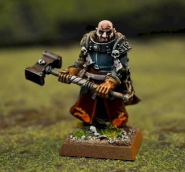 Empire Warrior Priest with Great Weapon by bluetablepainting