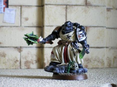 Black Templar Chaplain by Inquisitor Merlin