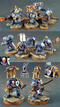 40K New Space Marine Terminator Squad by Scibor