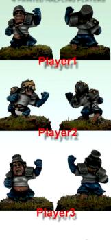 4 HALFLING PLAYERS ( blood bowl ) by TyronMagda