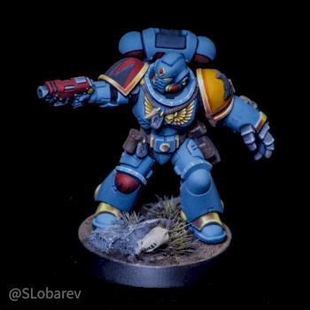 Space Wolves intercessor sergeant by El Sabel