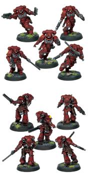 BLOOD ANGELS Assault Intercessor Squad by Arkaan