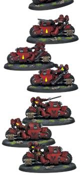 BLOOD ANGELS OUTRIDERS by Arkaan