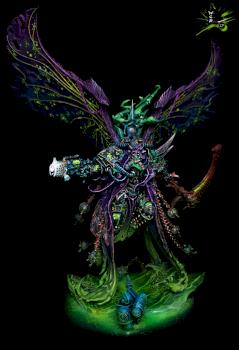 Mortarion Daemon Primarch of Nurgle by CroWarGamePainting