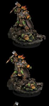 Vulkan Primarch of the Salamanders by Miniaturesden