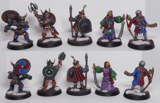 Frostgrave exotic mercenaries - Classic Citadel Fighters by Micha