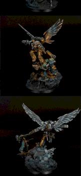 Corax, Primarch of the Raven Guard by Miniaturesden