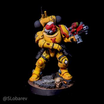 Imperial fist Primaris Infiltrator Sergeant by El Sabel