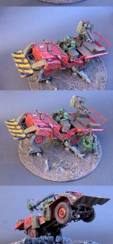 Ork Wartrakk (Warbuggy) conversion by kabaddon