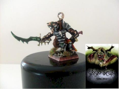 Skaven warlord front by Coticone Il Grigio