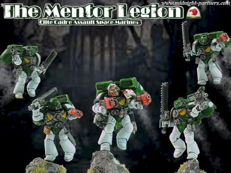 Mentor Legion - Elite Cadre - Assult Space Marine Squad by ronin074