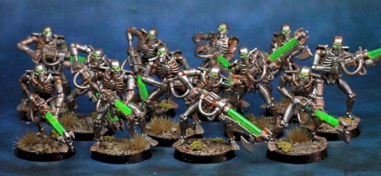 Necron Warriors by lono