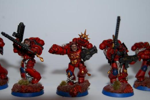 Blood Angel tac squad by L.E.J.