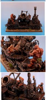 Chaos Dwarf Dreadquake Mortar by dr willetts workshop