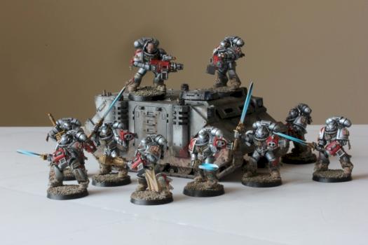 Grey Knight strike squad by PaintMyBits