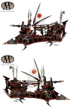 Dark Eldar Raider @ heavy metal quality by hesperax