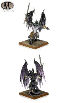 Chaos Warriors Daemon Belakor, The Dark Master @ heavy metal quality by hesperax