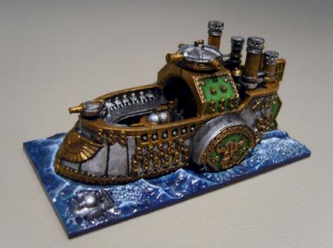 Dreadfleet: Dwarven ship by aranelthemithra