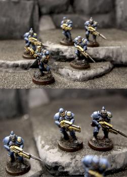 Four Bauhaus Hussars with Kapitan for Warzone by WarzoneRevivalInitiative