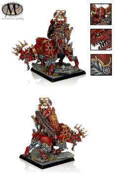 Warriors of Chaos Lord on Juggernaut @ masterclass quality by hesperax