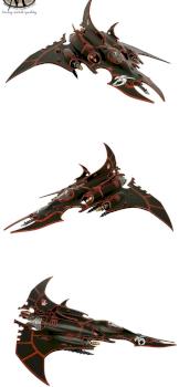 Dark Eldar Razorwing Jetfighter @ heavy metal quality by hesperax