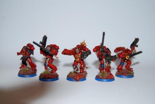 Blood Angel tac squad 2 by L.E.J.