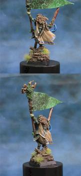 Wood Elf Limited Edition Standard Bearer by lono