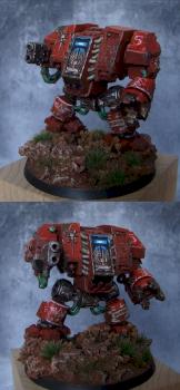 space marines blood angels Dreadnought by loler