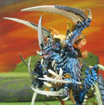 TYranid Hive Tyrant by bluetablepainting